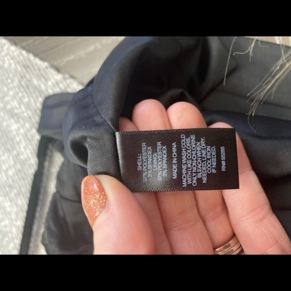 Express Satin Black Mini Dress - Picture 6 of 15